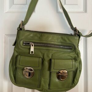 Marc Jacobs Green Leather Shoulder Bag